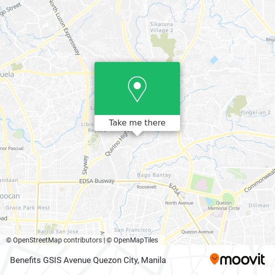 Benefits GSIS Avenue Quezon City map