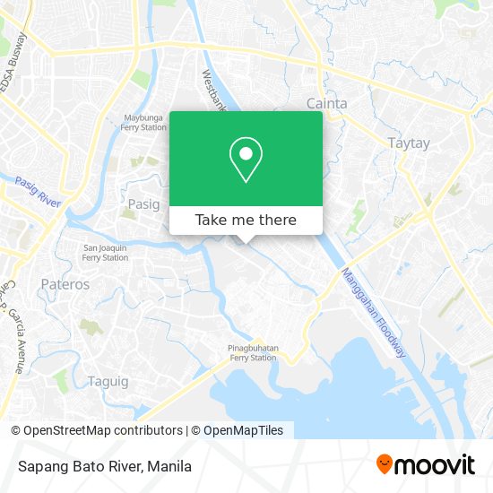 Sapang Bato River map