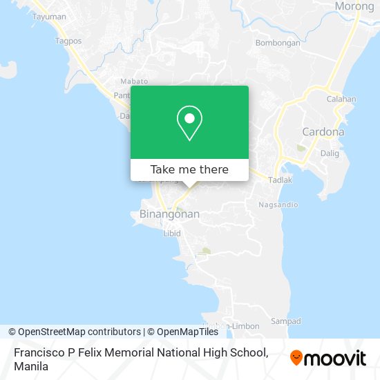 Francisco P Felix Memorial National High School map