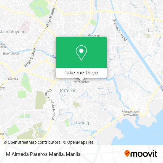 M Almeda Pateros Manila map