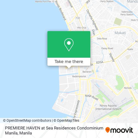 PREMIERE HAVEN at Sea Residences Condominium Manila map