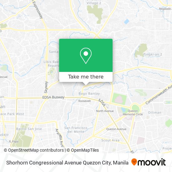 Shorhorn Congressional Avenue Quezon City map