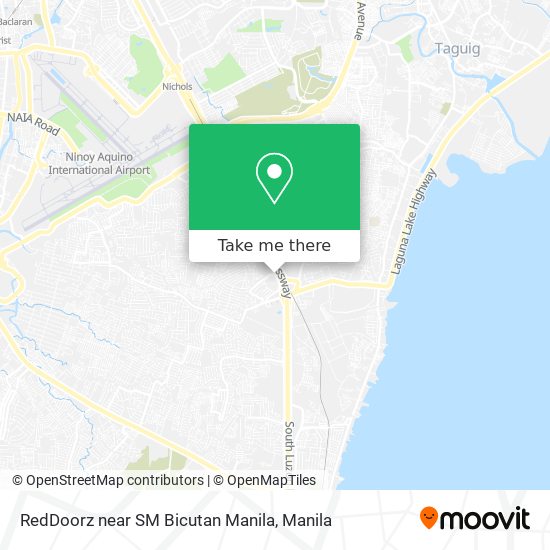 RedDoorz near SM Bicutan Manila map