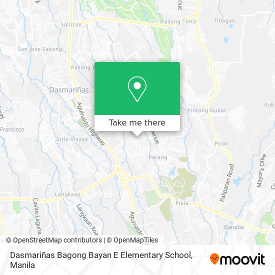 Dasmariñas Bagong Bayan E Elementary School map