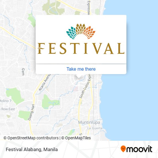 Festival Alabang map