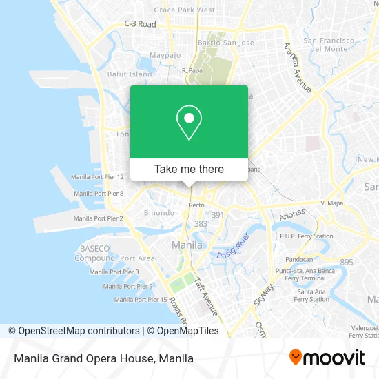 Manila Grand Opera House map