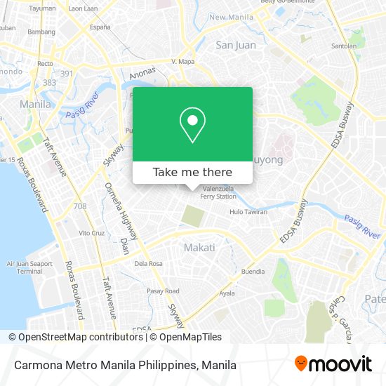 Carmona Metro Manila Philippines map