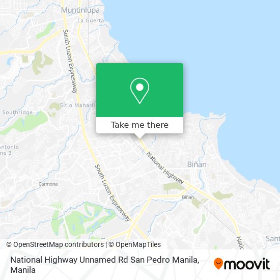 National Highway Unnamed Rd San Pedro Manila map
