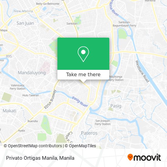 Privato Ortigas Manila map