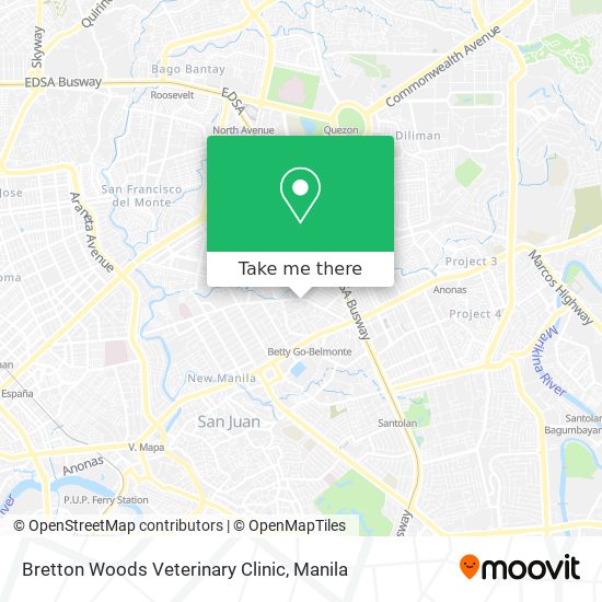 Bretton Woods Veterinary Clinic map