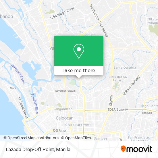Lazada Drop-Off Point map