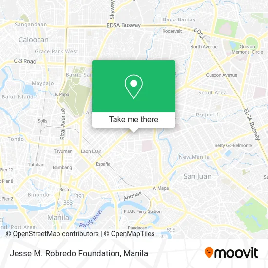 Jesse M. Robredo Foundation map