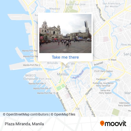 Plaza Miranda map