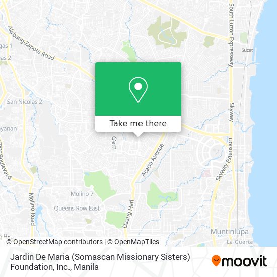 Jardin De Maria (Somascan Missionary Sisters) Foundation, Inc. map