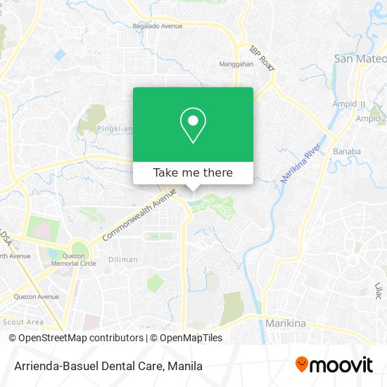 Arrienda-Basuel Dental Care map