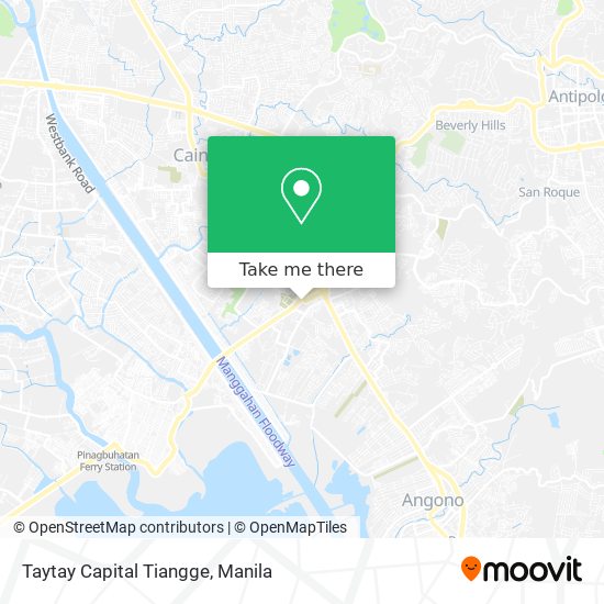 Taytay Capital Tiangge map