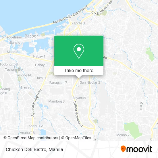 Chicken Deli Bistro map