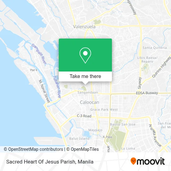 Sacred Heart Of Jesus Parish map