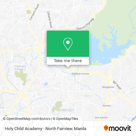 Holy Child Academy - North Fairview map