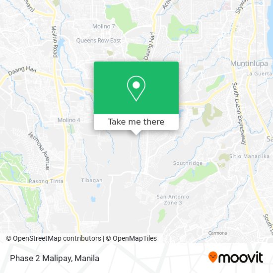 Phase 2 Malipay map