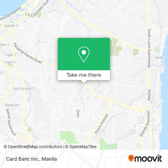 Card Banc Inc. map