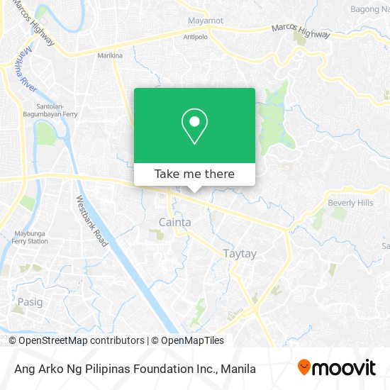 Ang Arko Ng Pilipinas Foundation Inc. map