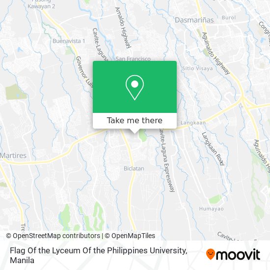 Flag Of the Lyceum Of the Philippines University map