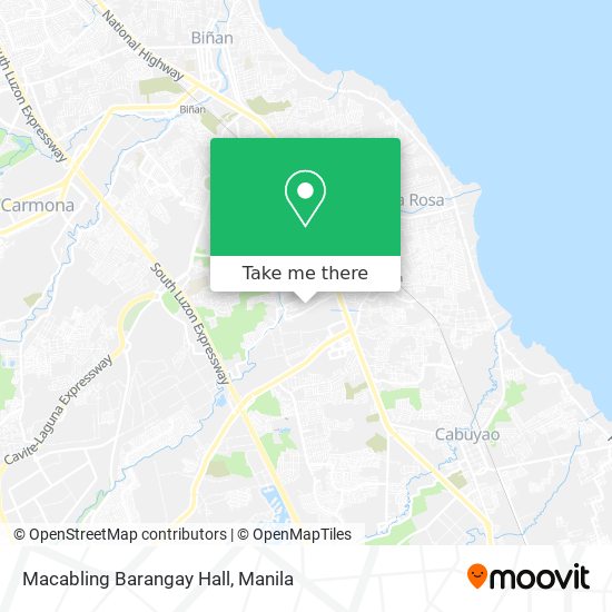 Macabling Barangay Hall map