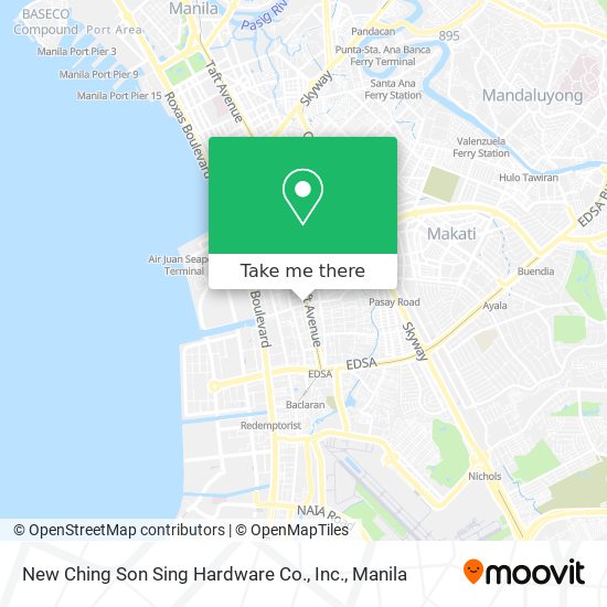 New Ching Son Sing Hardware Co., Inc. map