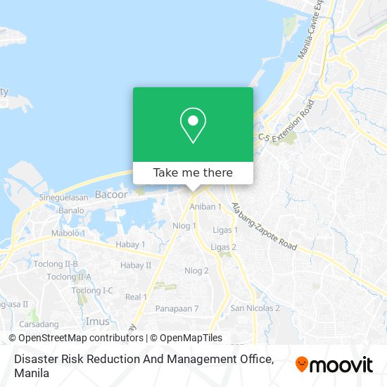 Disaster Risk Reduction And Management Office map