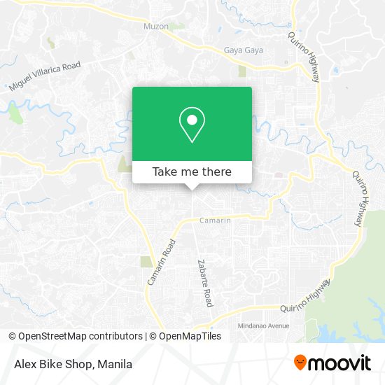 Alex Bike Shop map