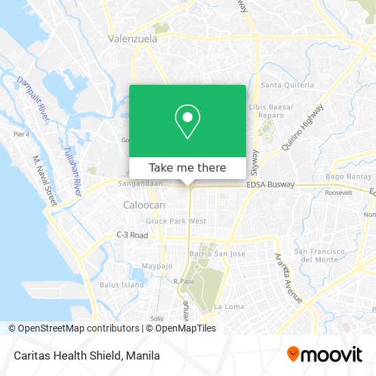 Caritas Health Shield map
