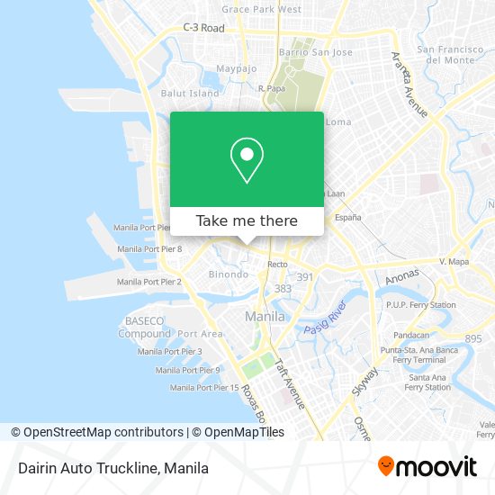 Dairin Auto Truckline map