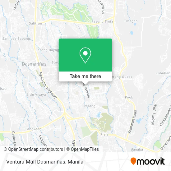 Ventura Mall Dasmariñas map