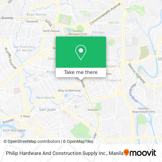 Philip Hardware And Construction Supply Inc. map