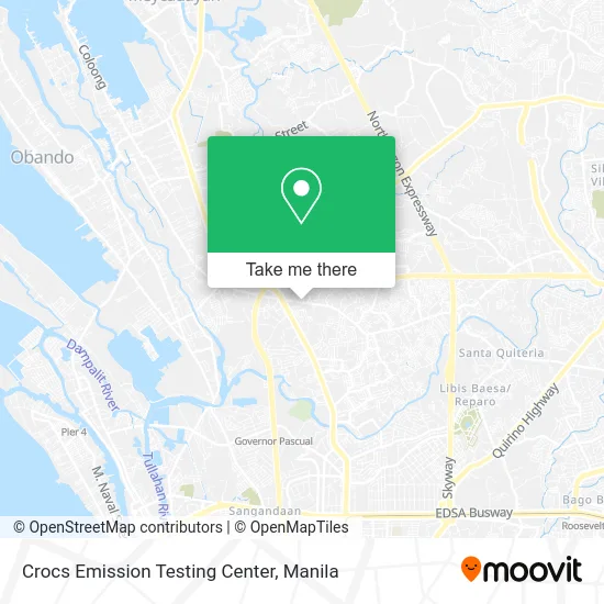 Crocs Emission Testing Center map