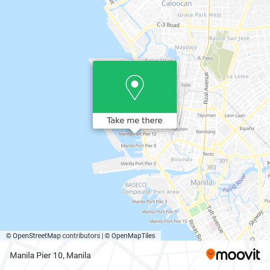 Manila Pier 10 map