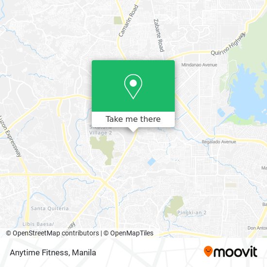 Anytime Fitness map