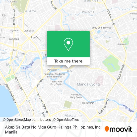 Akap Sa Bata Ng Mga Guro-Kalinga Philippines, Inc. map