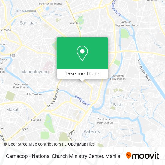 Camacop - National Church Ministry Center map