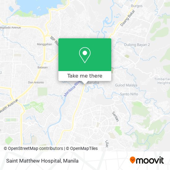 Saint Matthew Hospital map