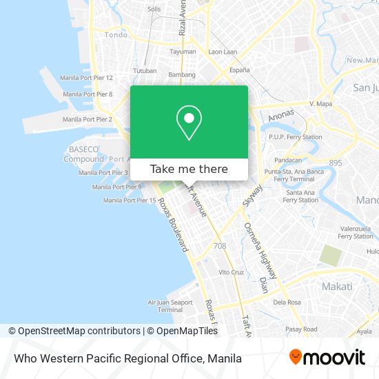 Who Western Pacific Regional Office map