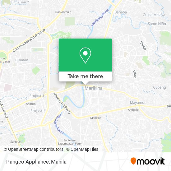 Pangco Appliance map