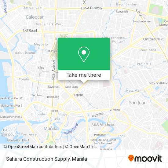 Sahara Construction Supply map