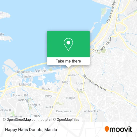 Happy Haus Donuts map