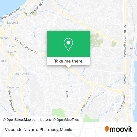 Vizconde Navarro Pharmacy map