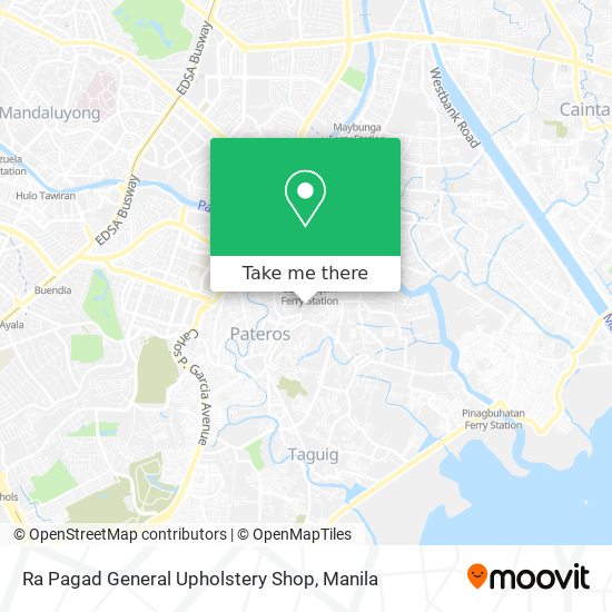 Ra Pagad General Upholstery Shop map