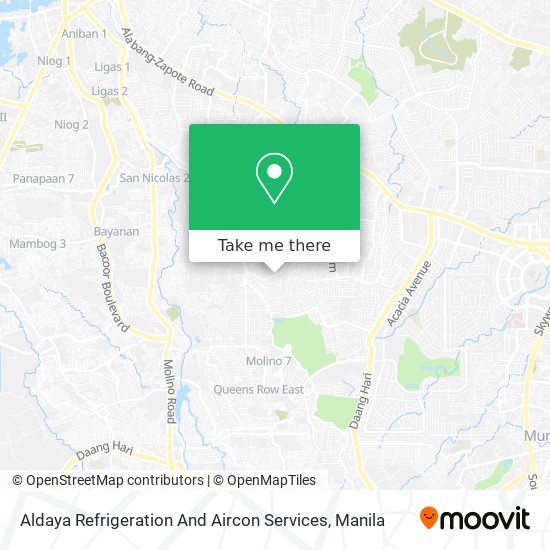 Aldaya Refrigeration And Aircon Services map