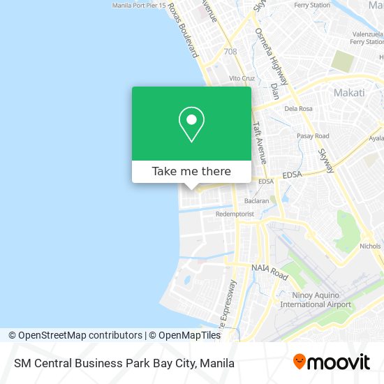 SM Central Business Park Bay City map