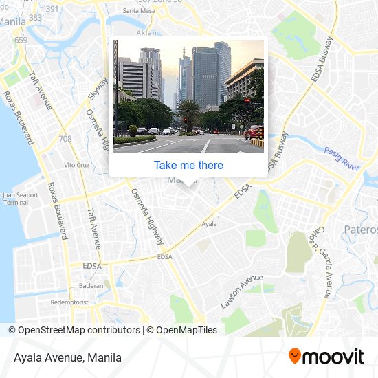 Ayala Avenue map
